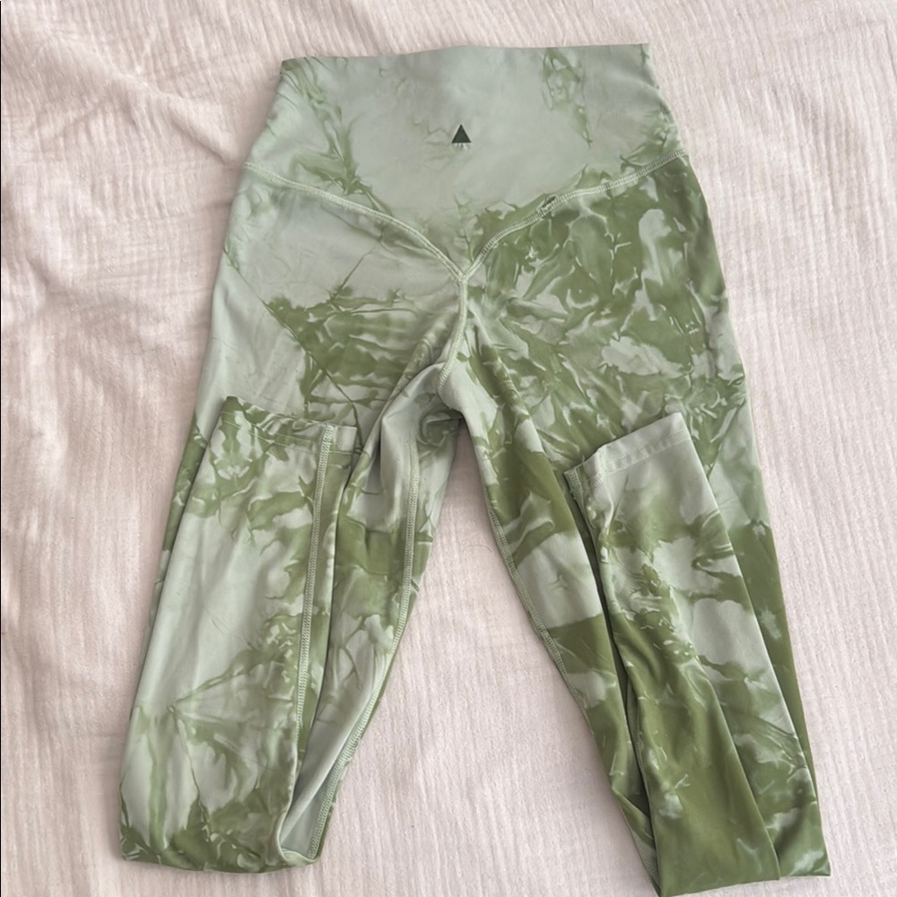 Balance Athletica Green tie dye Leggings
